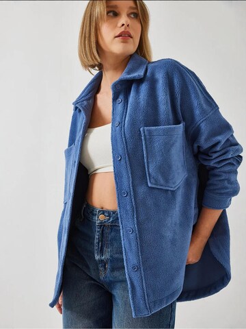 Veste mi-saison Bianco Lucci en bleu