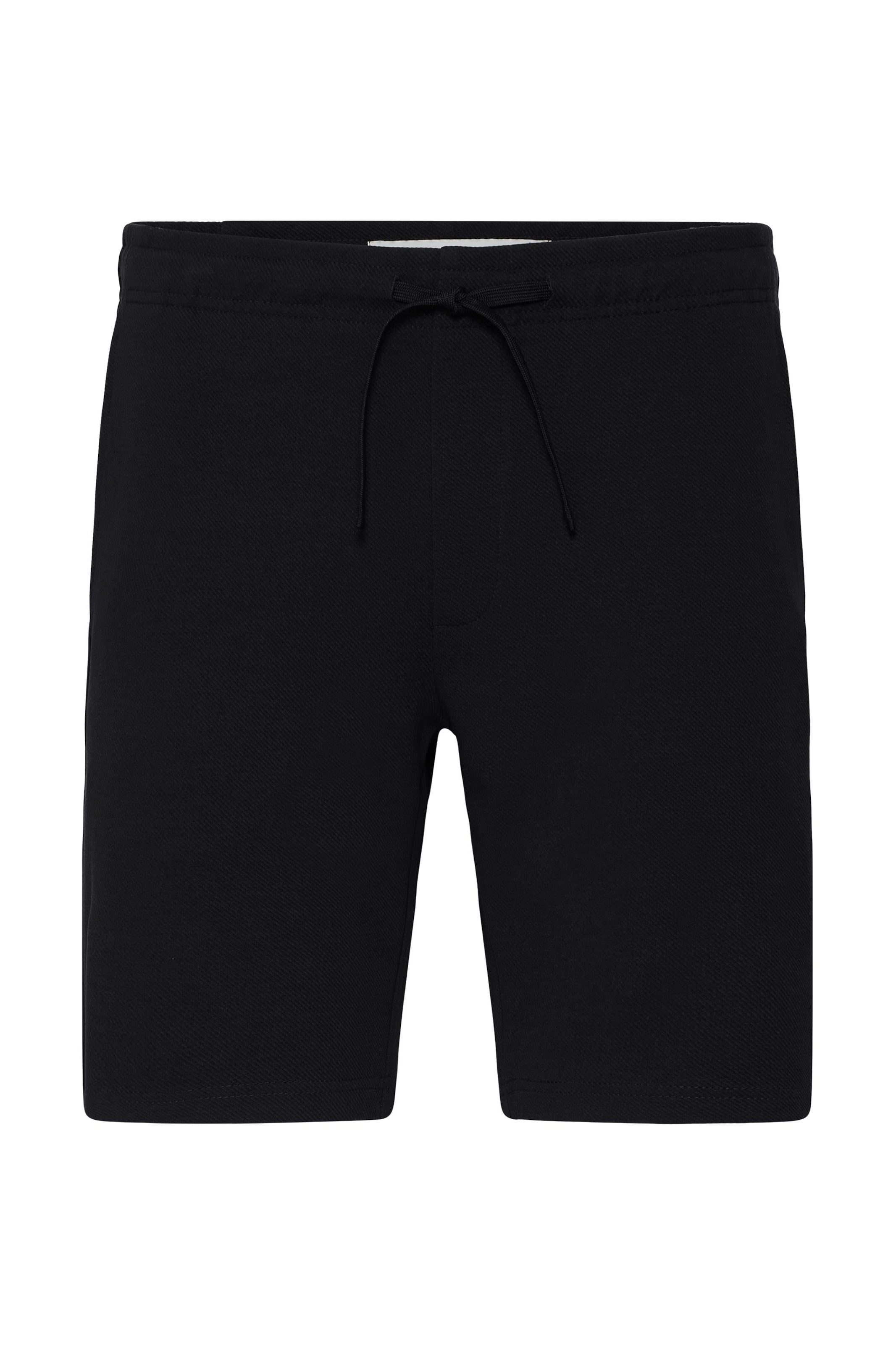 INDICODE JEANS Chinoshorts ' IDCowsol ' in Schwarz: Vorderseite