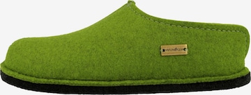 HAFLINGER Slipper 'Flair Smily' in Green: front