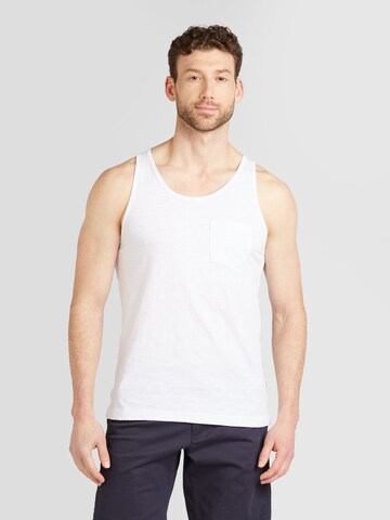 JACK & JONES Тениска 'TAMPA' в бяло: отпред