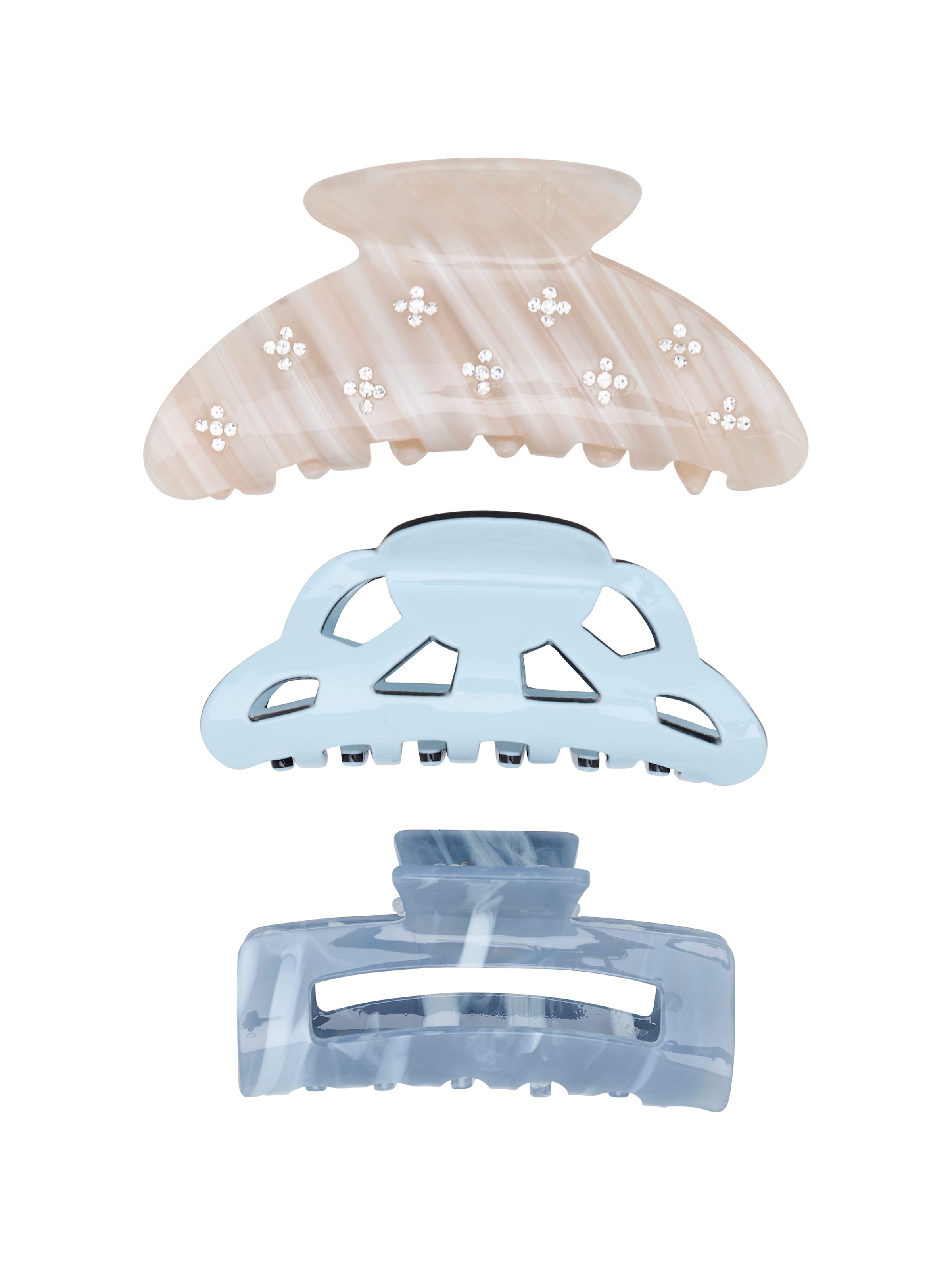 ONLY Šperky do vlasů - starobéžová / tmavě béžová / chladná modrá / světlemodrá, Produkt