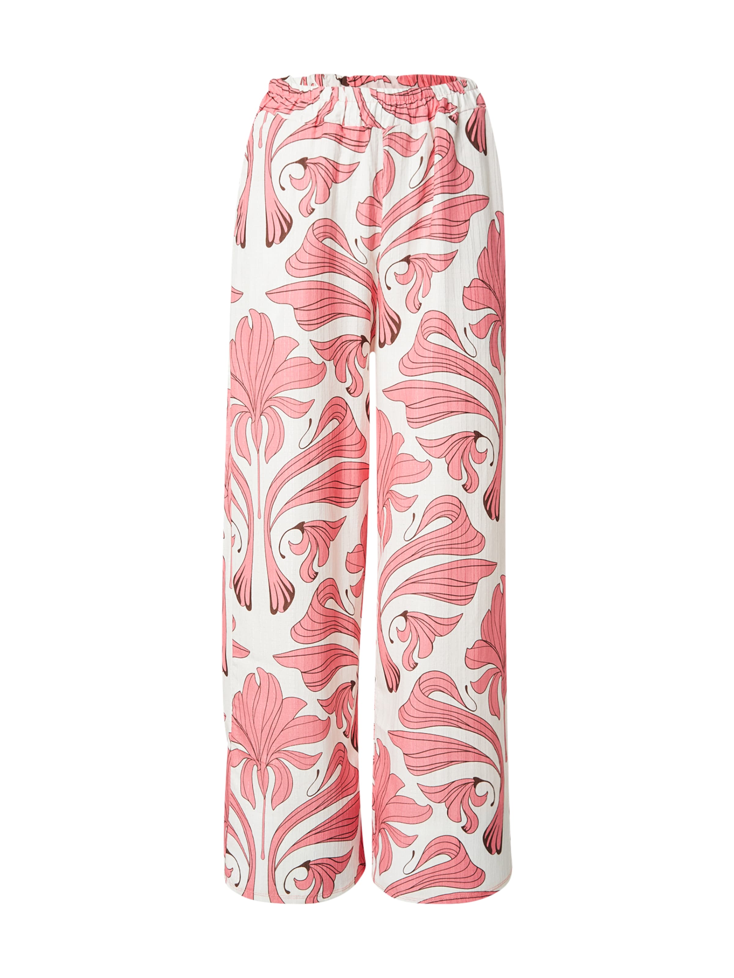 ZABAIONE Wide Leg Hose 'Je44nnaa' in Orange: Vorderseite