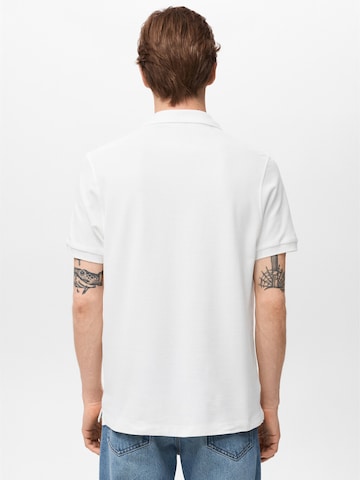 MANGO MAN T-shirt 'REA' i vit