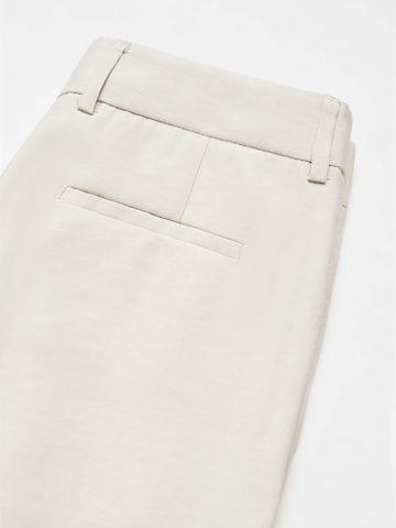 MANGO Loosefit Bügelfaltenhose 'cesar' in Beige