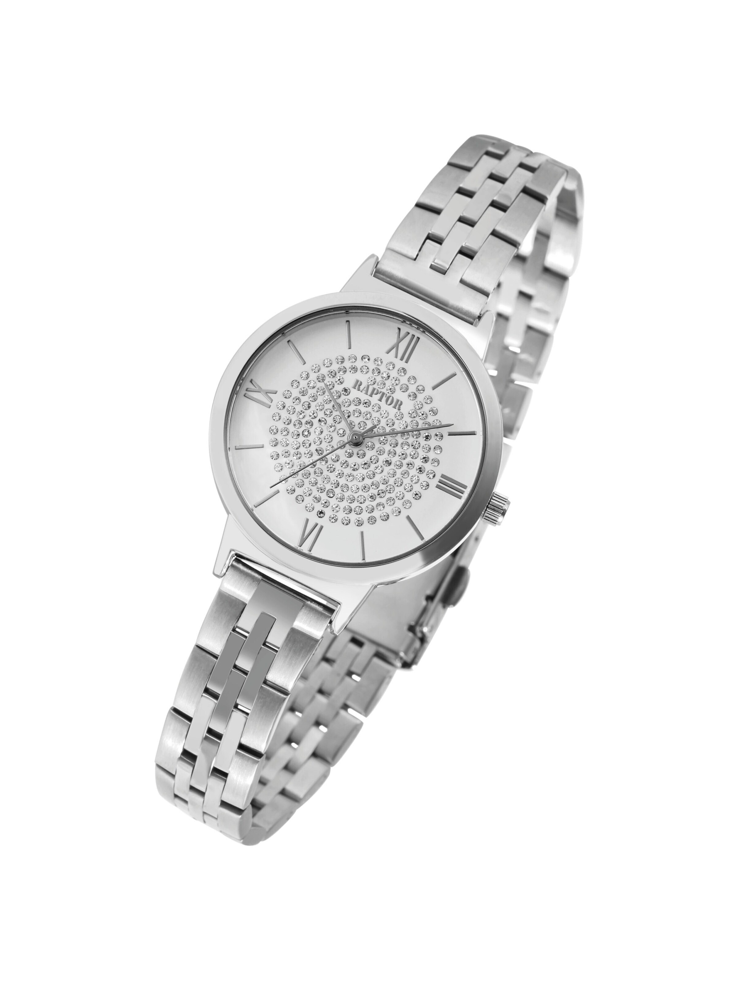 Raptor Analog Watch 'Marienne, 3 ATM' in Silver: front