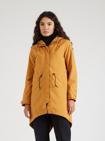 Kathmandu Outdoor jacket in Yellow: front