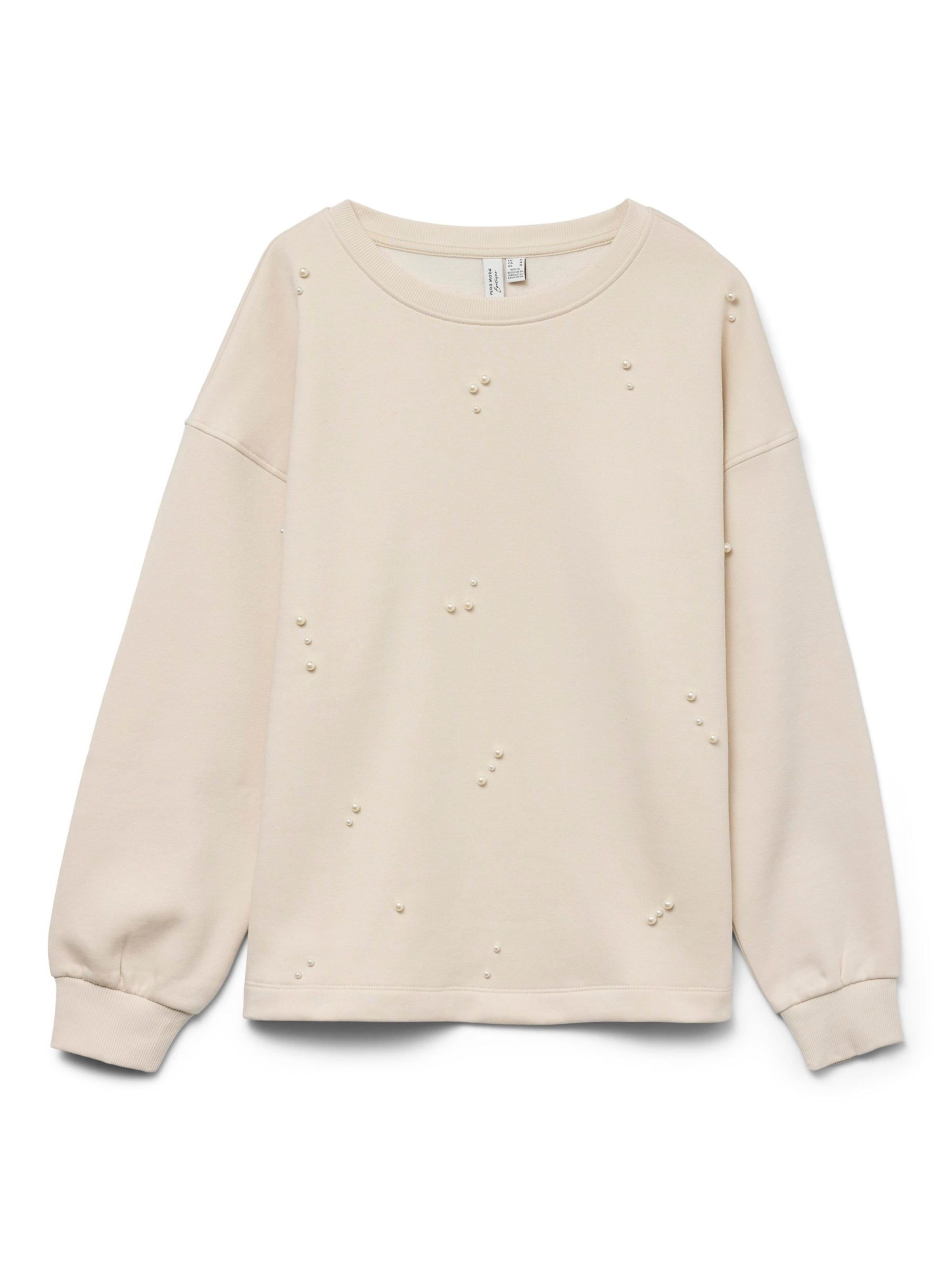 VERO MODA Sweatshirt 'VMFATILDA' i hvid: forside