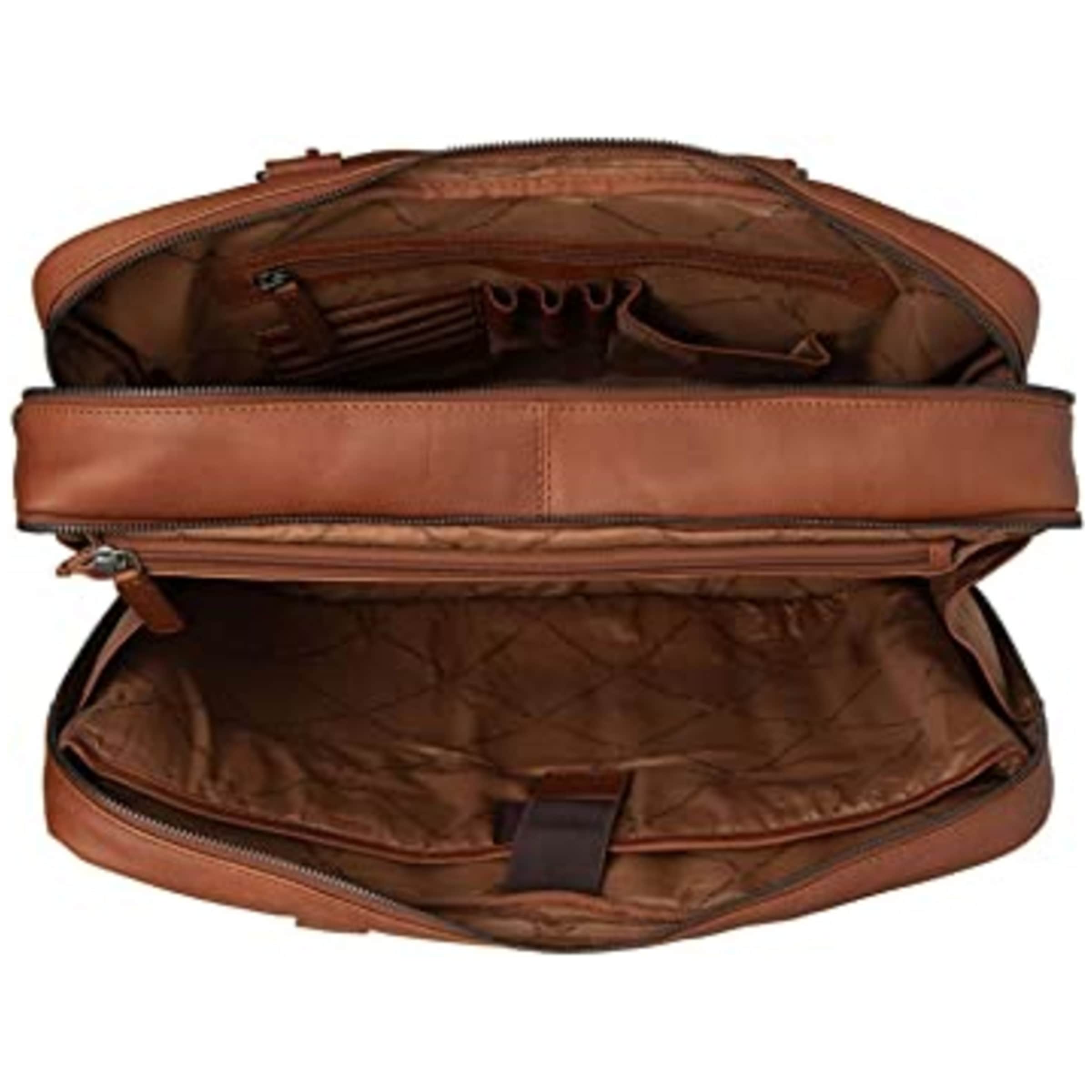 The Chesterfield Brand Laptoptas 'Boston' in Bruin