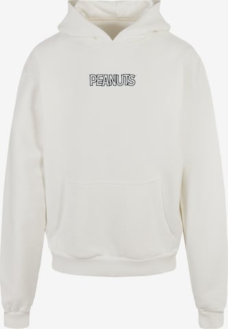Merchcode Sweatshirt 'Peanuts - Charlie' in White: front
