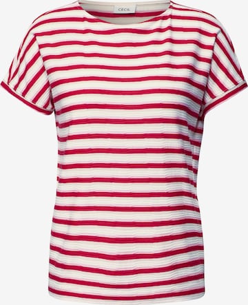 CECIL T-Shirt in Weiß: Vorderseite