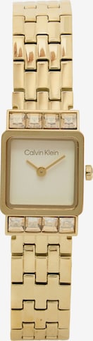 Calvin Klein Analoginen kello 'Poise' värissä kulta: etupuoli