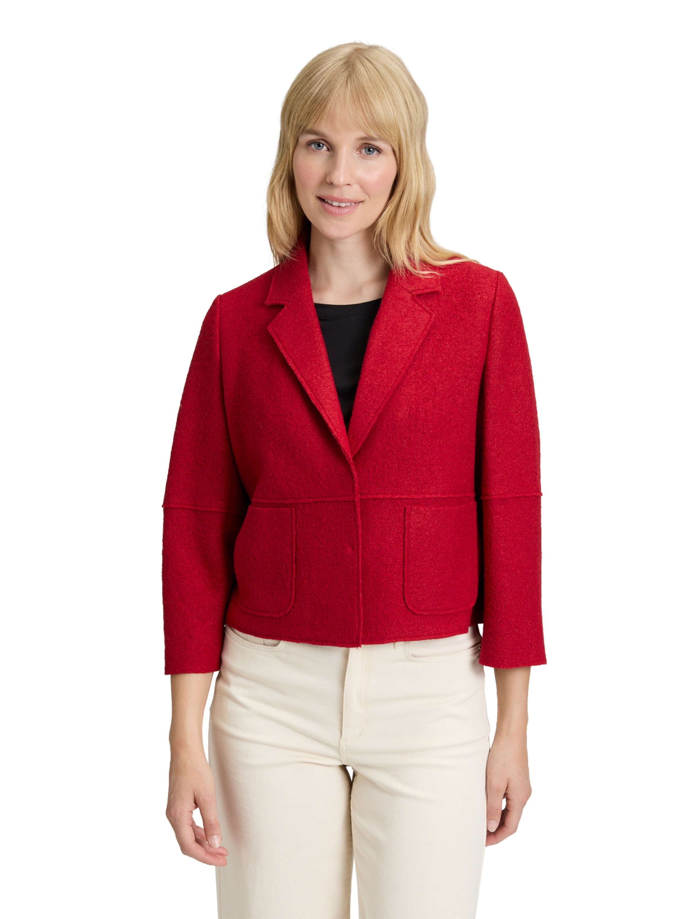 Betty Barclay Blazer in Red: front