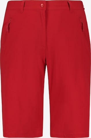 Ulla Popken Loosefit Kalhoty – červená: přední strana