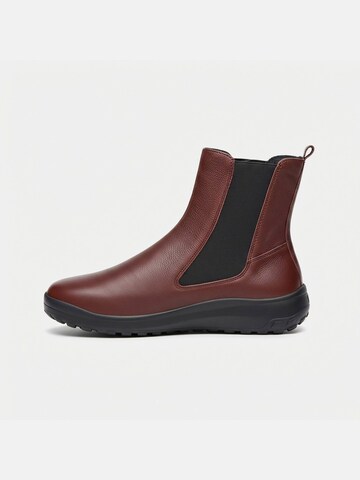 BÄR Booties 'Mabel' in Brown: front
