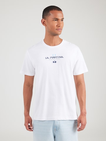 La Martina Tričko – bílá: přední strana