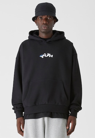 Lost Youth Sweatshirt 'Youth' in Black: front