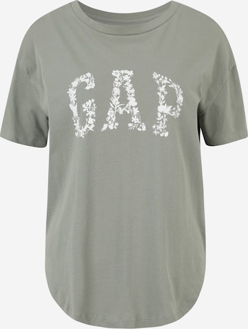 Gap Petite Shirt in Grey: front