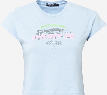 T-shirt Nasty Gal en bleu : devant