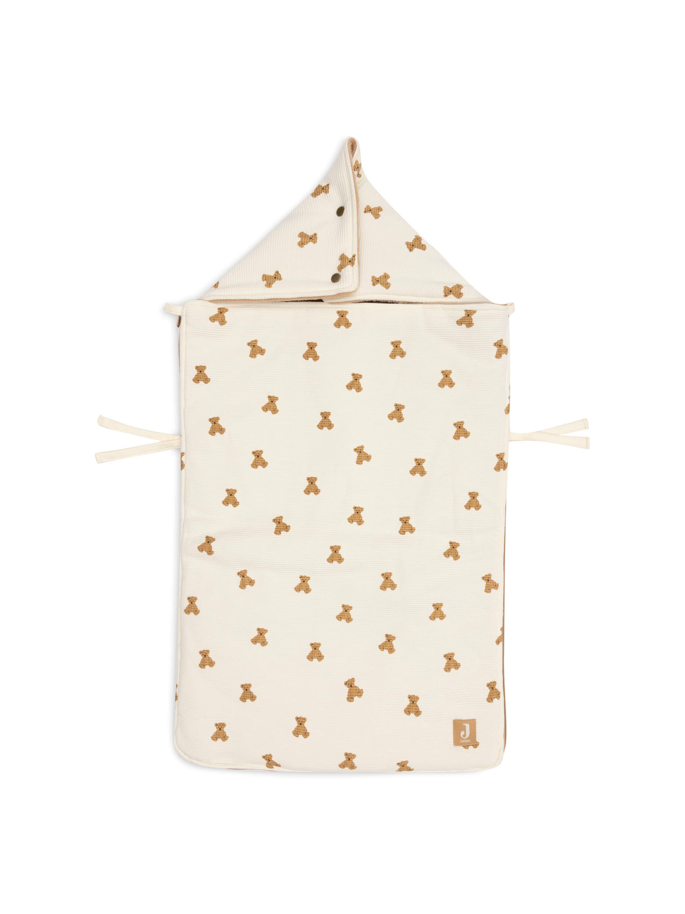Jollein Babydeken 'Mini Teddy Bear' in Beige
