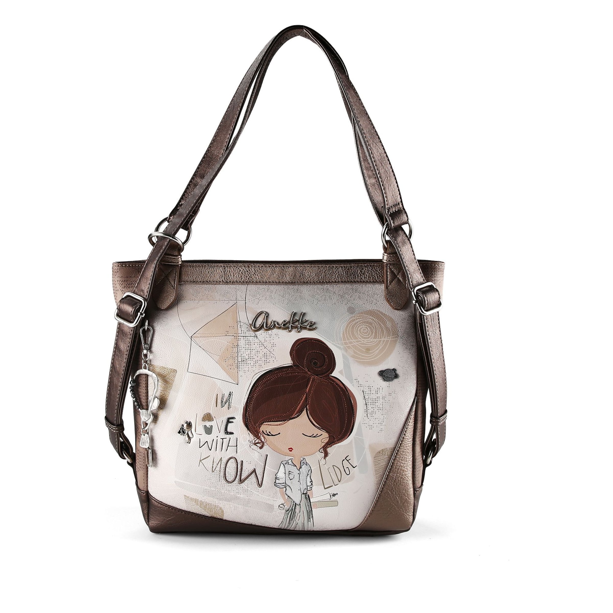 Anekke Shoulder Bag 'Sophia' in Bronze: front