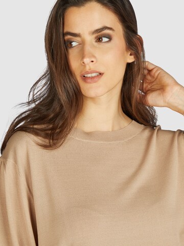 MARC AUREL Sweater in Brown