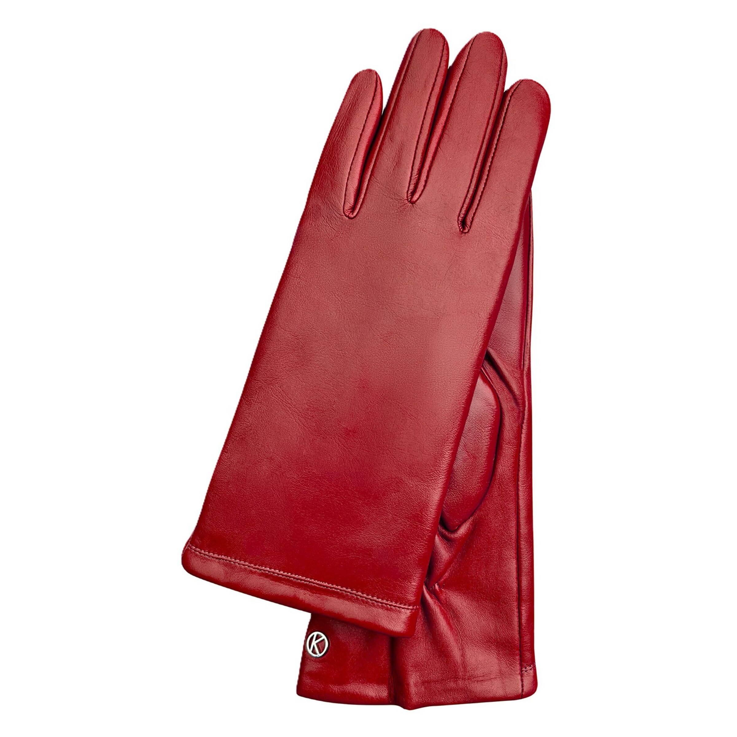 KESSLER Fingerhandschuhe 'Keira' in Rot: Vorderseite