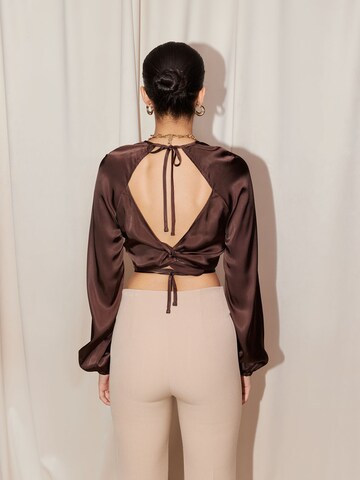 LeGer by Lena Gercke Blouse 'Ina' in Brown