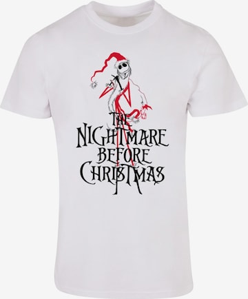 Maglietta 'The Nightmare Before Christmas' di ABSOLUTE CULT in bianco: frontale