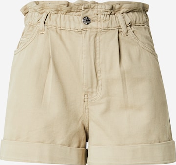 ONLY Regular Pleat-front jeans 'ONLNEW CUBA' in Green: front