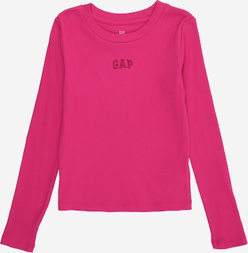 T-Shirt GAP en rose : devant