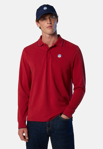 North Sails Shirt in Rood: voorkant