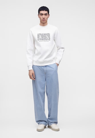 ARMANI EXCHANGE Свитшот в Белый