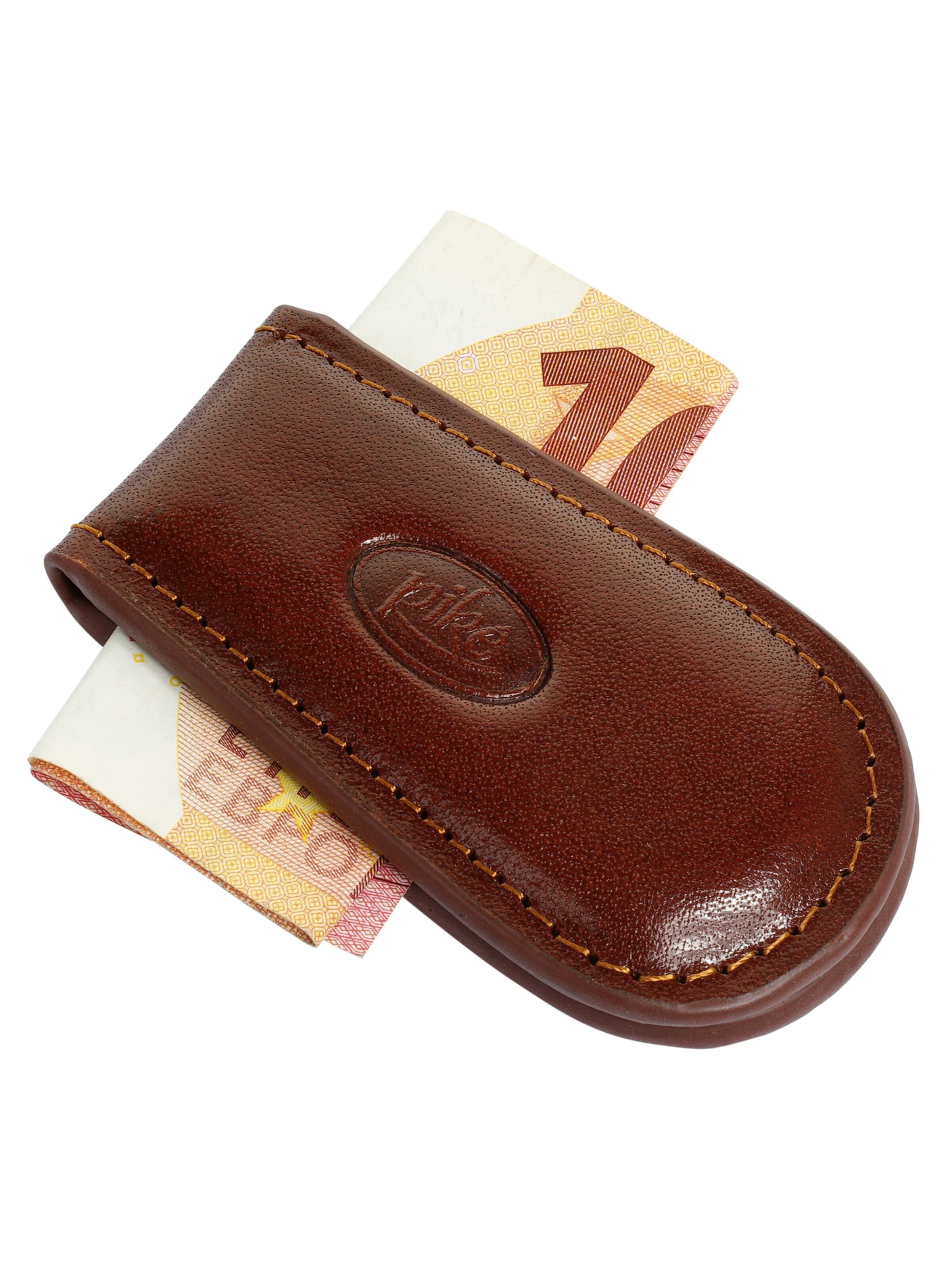 piké Portemonnaie 'piké Money clip'‌ in Braun