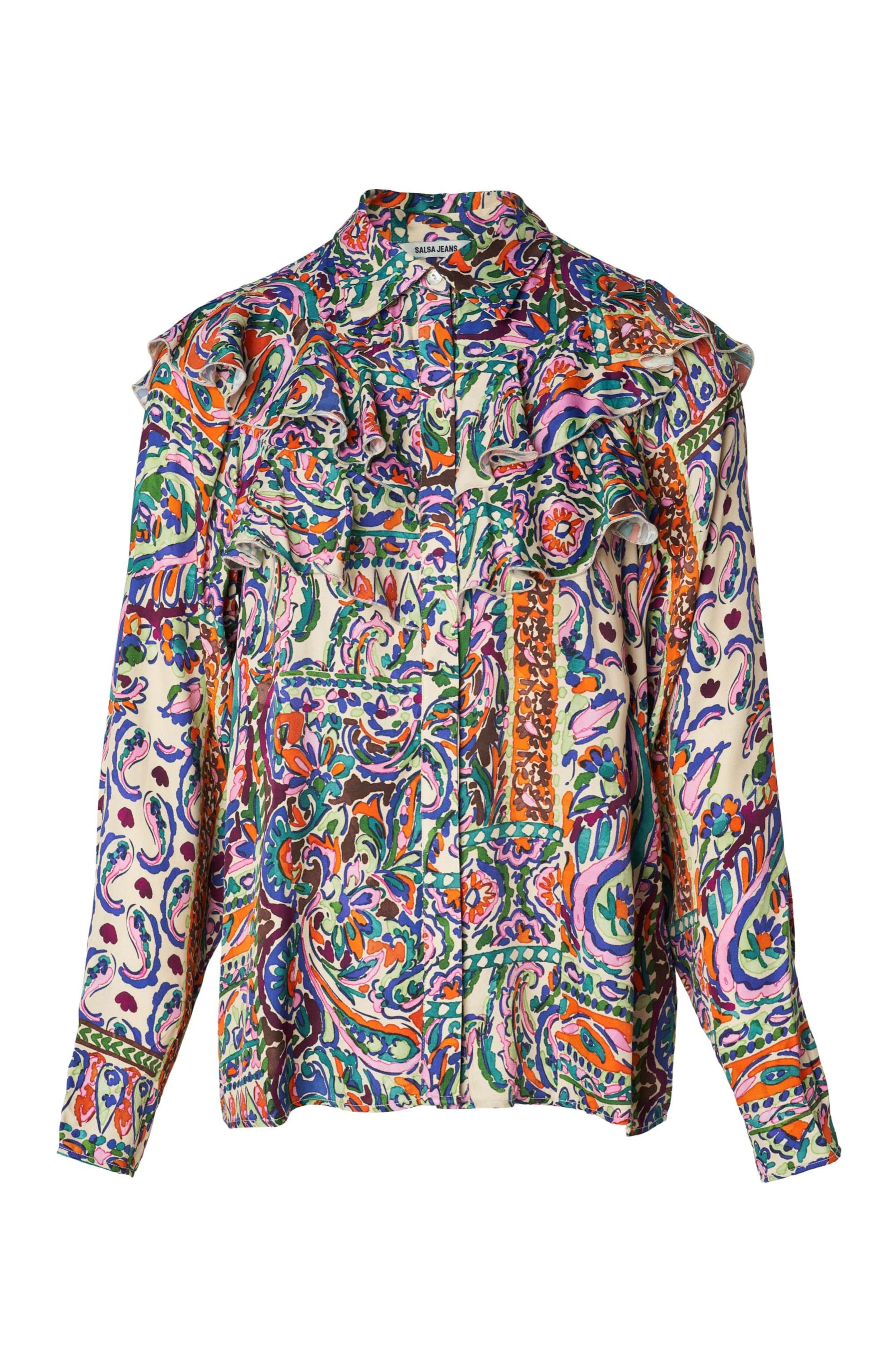 Salsa Jeans Blouse in Beige: front