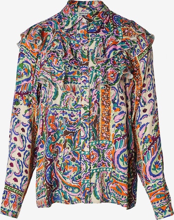 Chemisier Salsa Jeans en beige : devant