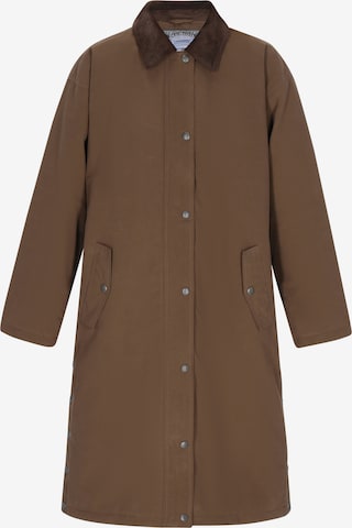 Manteau mi-saison DreiMaster Vintage en marron : devant