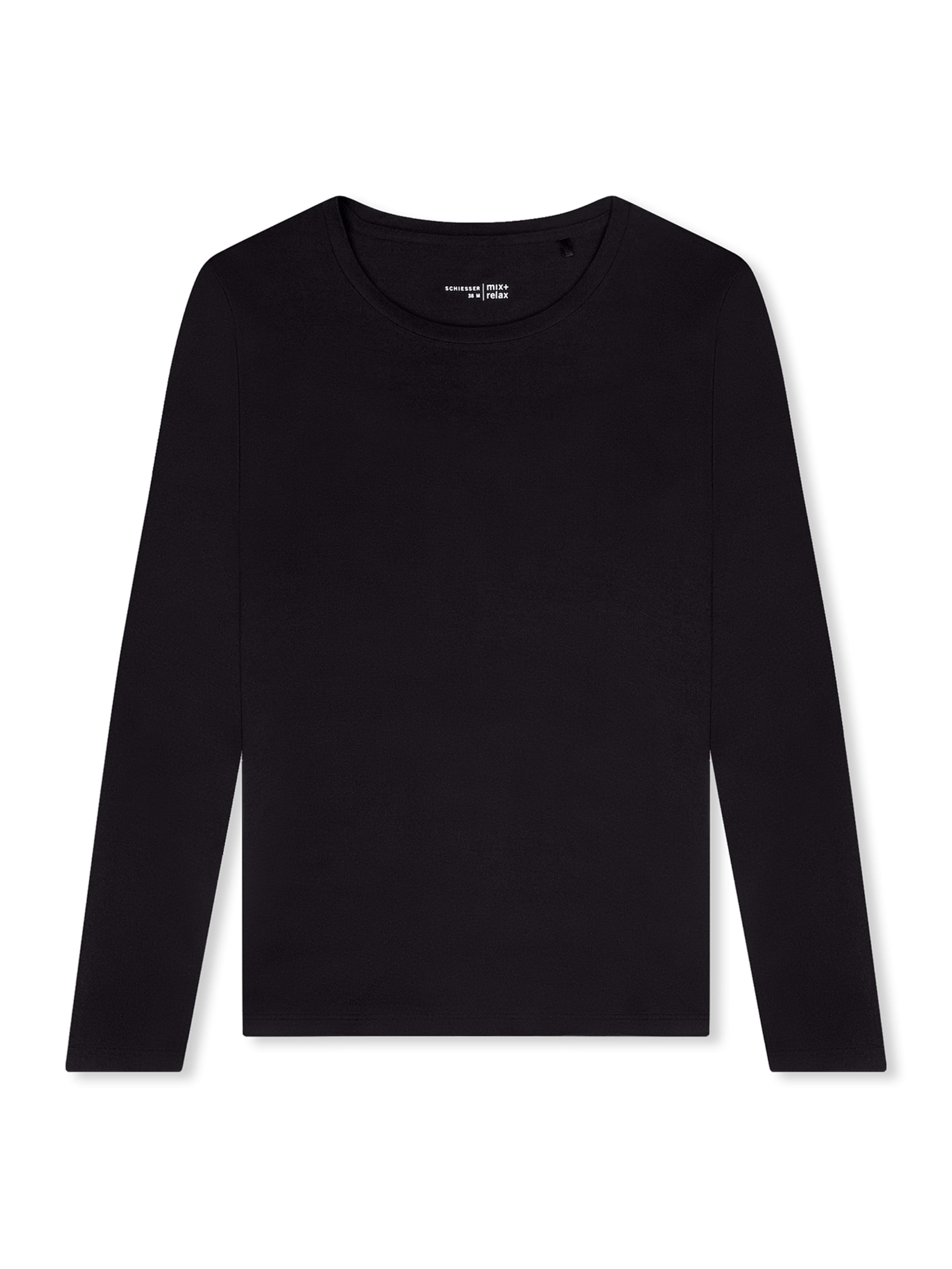 Chemise de nuit ' Mix Relax ' SCHIESSER en noir : devant