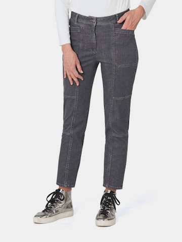 Goldner Loosefit Jeans in Grau: predná strana