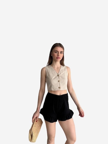 Wide leg Pantaloni 'Shorts' di My fashion in nero