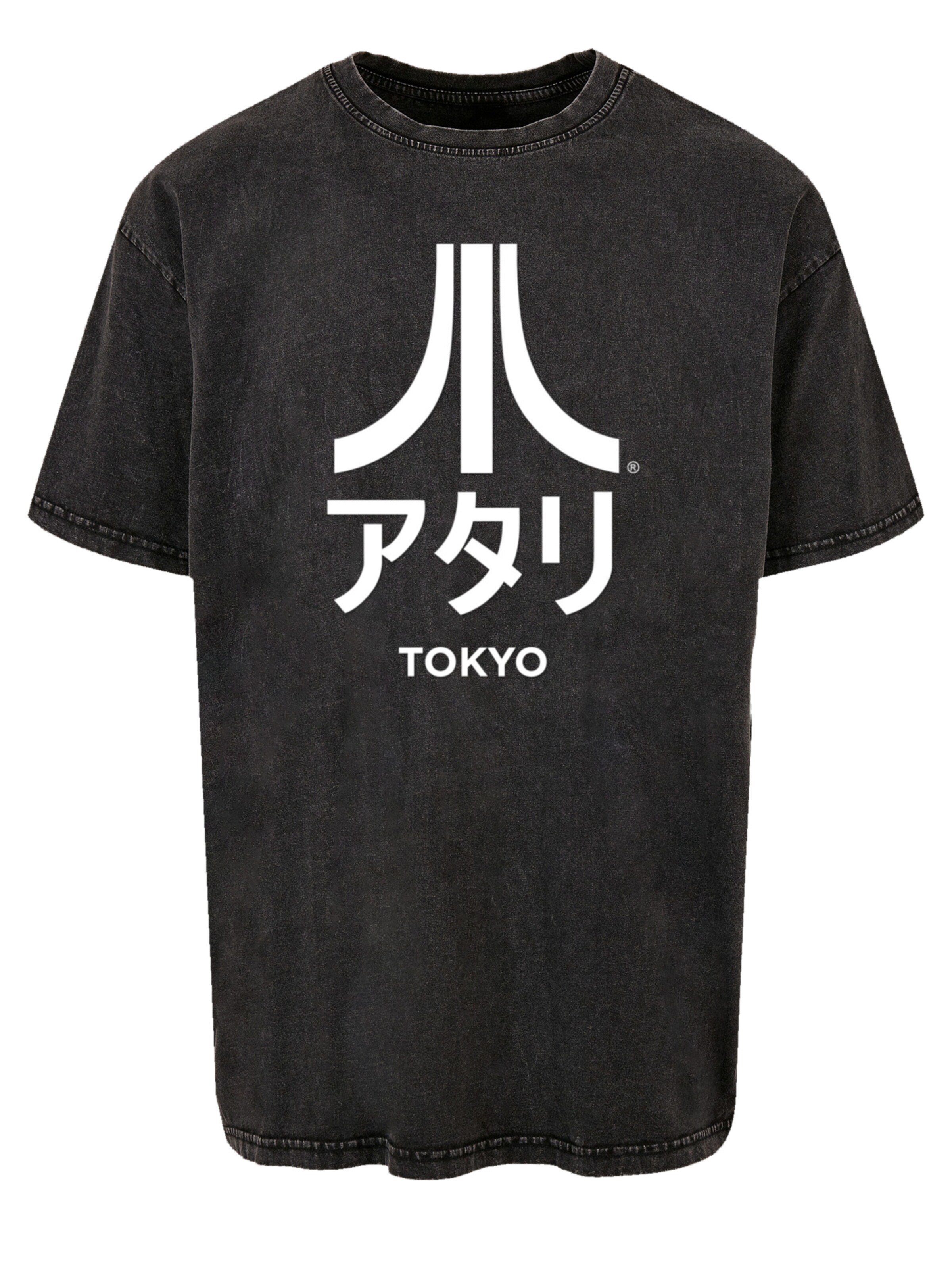 F4NT4STIC Shirt 'Atari Tokyo' in Black: front