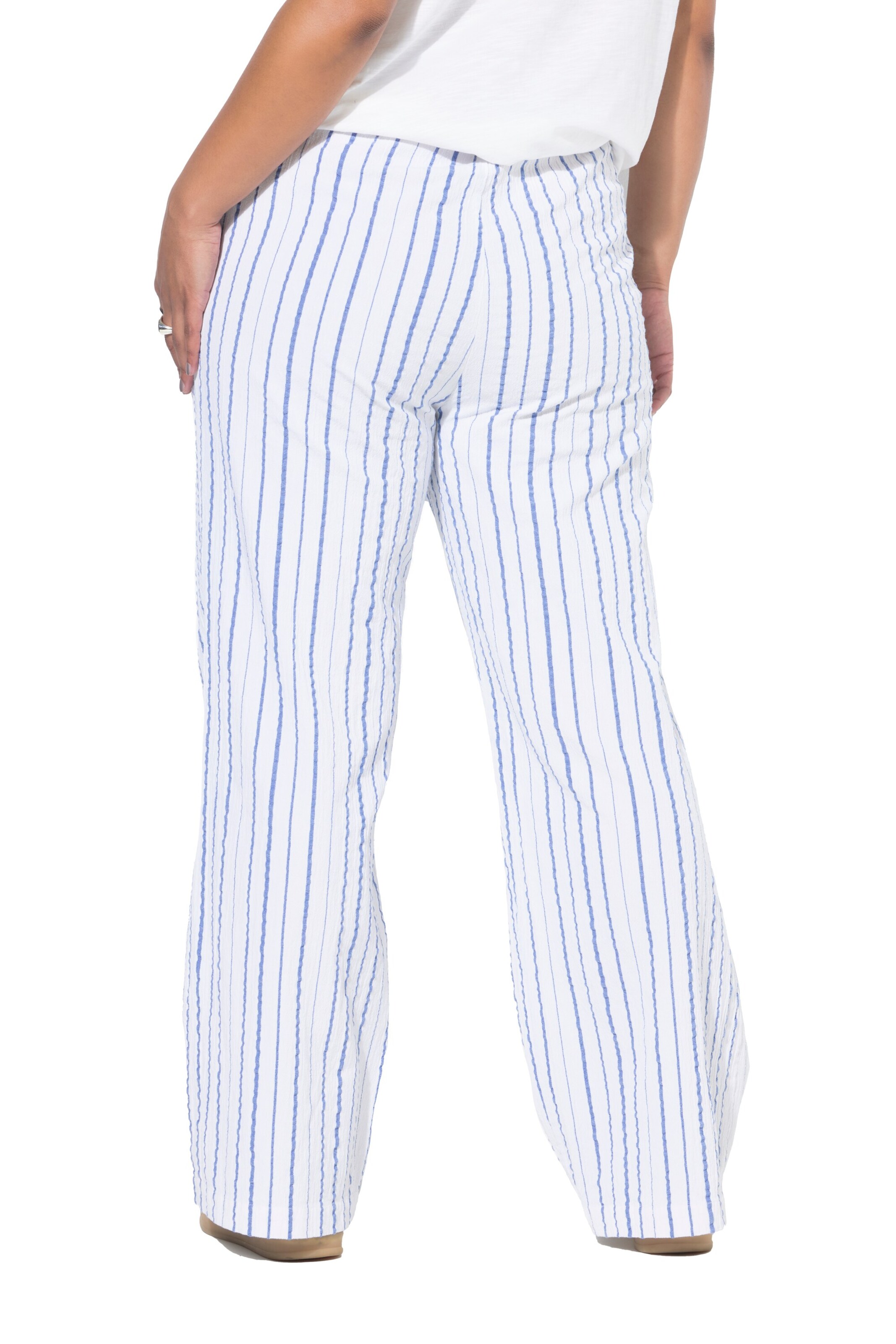 Studio Untold Wide Leg Hose in Weiß