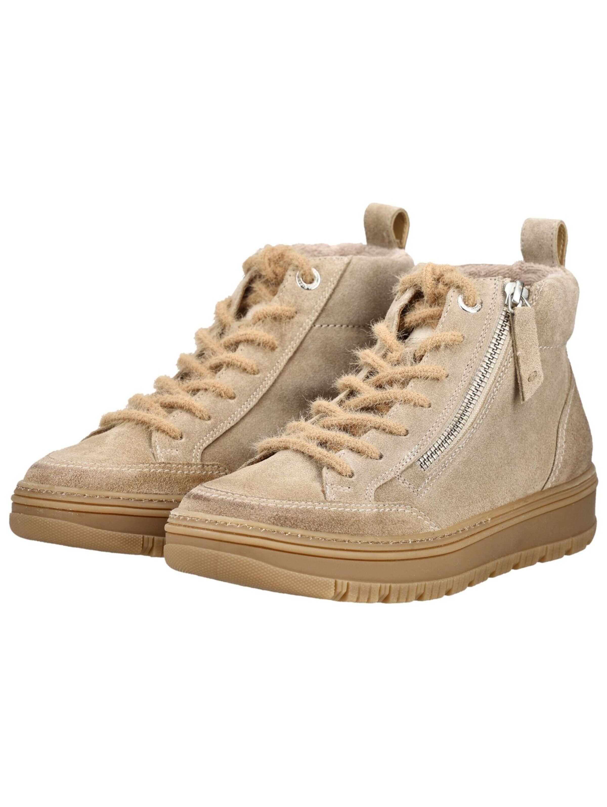 Paul Green Schnürstiefelette in Beige