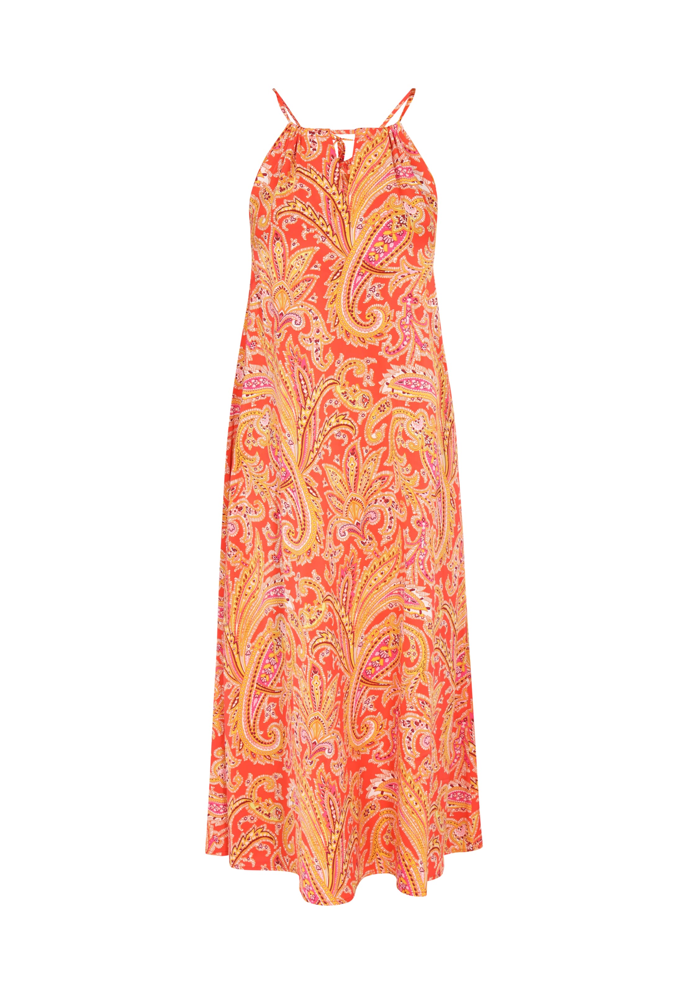 ebeeza - Vestido 'Spring Summer' em laranja: frente