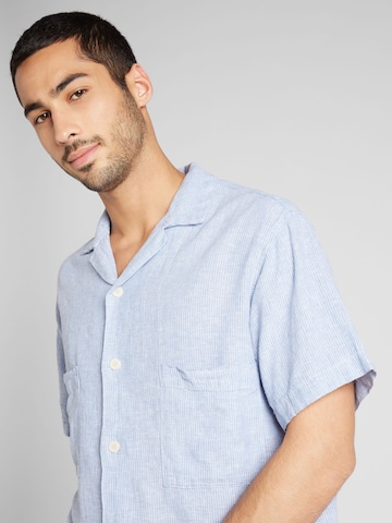 JACK & JONES Regular Fit Hemd 'CAIRO' in Blau