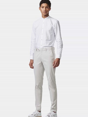 Coupe slim Pantalon chino 'Lupus' MMXGERMANY en gris