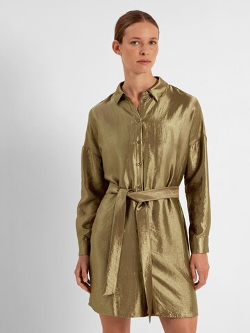 SELECTED FEMME Blousejurk in Goud: voorkant