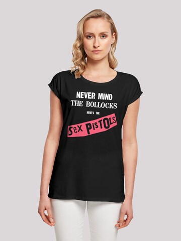F4NT4STIC Shirt 'Sex Pistols NMTB Original Album' in Zwart: voorkant