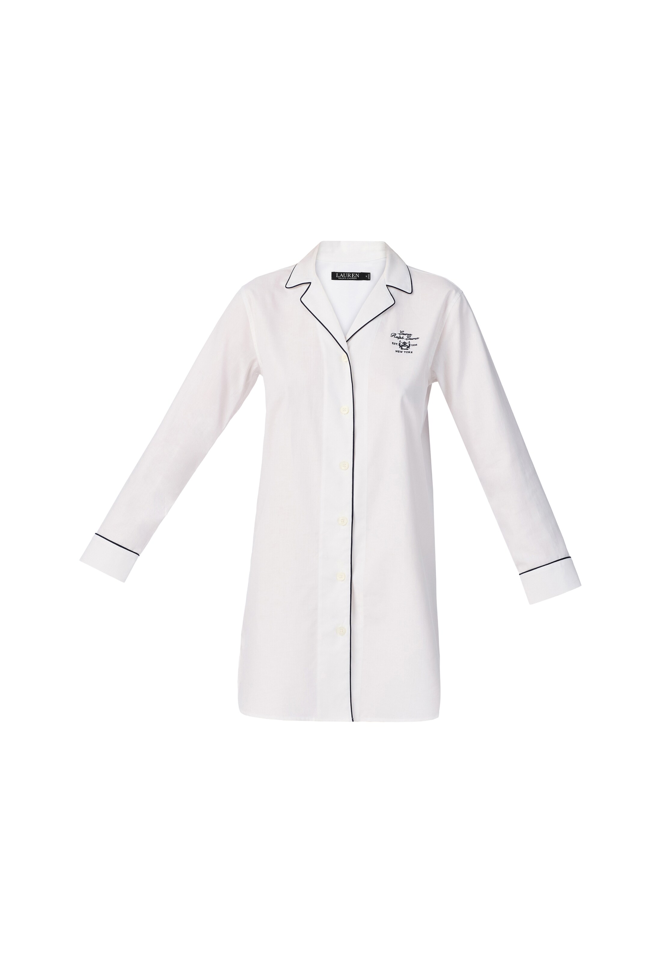Lauren Ralph Lauren Natskjorte i hvid: forside