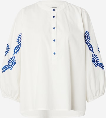 Lollys Laundry Blouse 'Faith' in Wit: voorkant