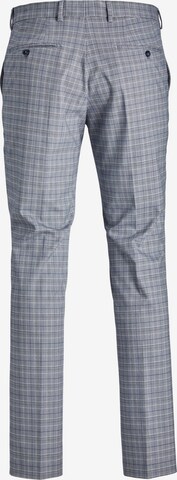 JACK & JONES Slim fit Trousers with creases 'SOLARIS' in Blue